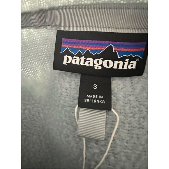 Patagonia Women's Thermal Blue Fleece Retro Pile Marsupial Jacket Size Small NWT - Picture 4 of 7